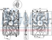 85937 Ventilátor chladenia motora NISSENS