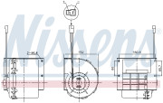 87613 Vnútorný ventilátor NISSENS