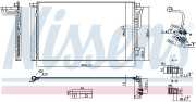 941262 Kondenzátor klimatizácie ** FIRST FIT ** NISSENS
