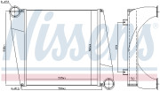 97076 Chladič plniaceho vzduchu NISSENS