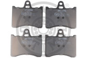 BP-09175 Sada brzdových platničiek kotúčovej brzdy OPTIMAL