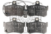 BP-09498 Sada brzdových platničiek kotúčovej brzdy OPTIMAL