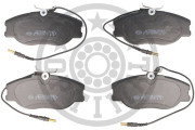 BP-10043 Sada brzdových platničiek kotúčovej brzdy OPTIMAL