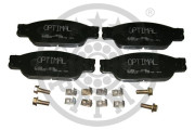 BP-12151 Sada brzdových platničiek kotúčovej brzdy OPTIMAL