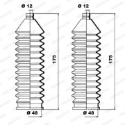 K150034 Manżeta riadenia - opravná sada MOOG