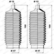K150211 Manżeta riadenia - opravná sada MOOG
