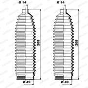 K150222 Manżeta riadenia - opravná sada MOOG