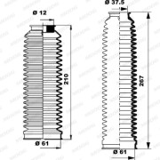 K150259 Manżeta riadenia - opravná sada MOOG