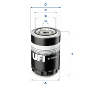 23.102.00 Olejový filter UFI