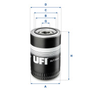 23.110.02 Olejový filter UFI