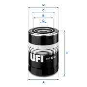 23.113.00 Olejový filter UFI