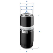 23.144.00 Olejový filter UFI