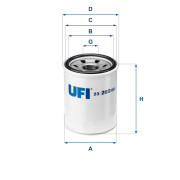 23.260.00 Olejový filter UFI