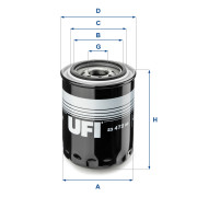 23.472.00 Olejový filter UFI