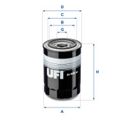 23.486.00 Olejový filter UFI