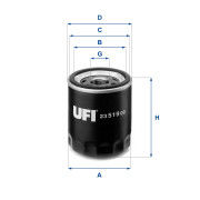 23.519.00 Olejový filter UFI