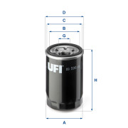 23.596.00 Olejový filter UFI