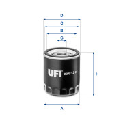 23.632.00 Olejový filter UFI