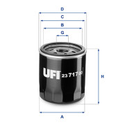 23.717.00 Olejový filter UFI