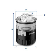 24.077.00 Palivový filter UFI