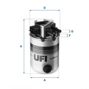 24.095.00 Palivový filter UFI