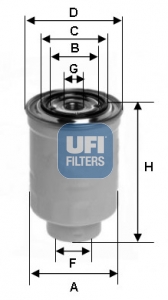 24.392.00 Palivový filter UFI