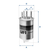 24.188.00 Palivový filter UFI