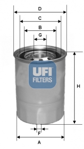24.327.00 Palivový filter UFI