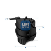 24.343.00 Palivový filter UFI