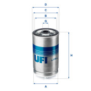 24.378.00 Palivový filter UFI