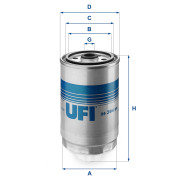 24.394.00 Palivový filter UFI