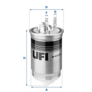 24.412.00 Palivový filter UFI