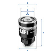 24.444.00 Palivový filter UFI