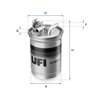 24.451.00 Palivový filter UFI