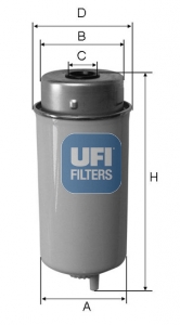 24.458.00 Palivový filter UFI
