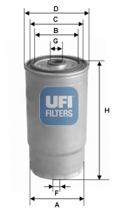24.460.00 Palivový filter UFI