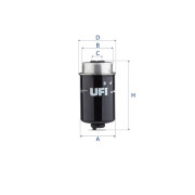 24.464.00 Palivový filter UFI