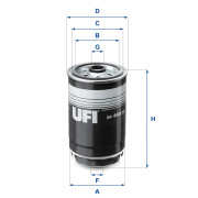 24.468.00 Palivový filter UFI