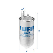 24.ONE.01 Palivový filter UFI