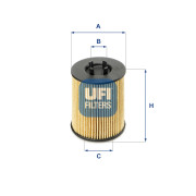 25.017.00 Olejový filter UFI
