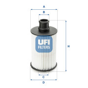 25.073.02 Olejový filter UFI