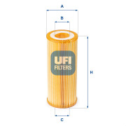 25.080.00 Olejový filter UFI