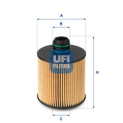25.083.00 Olejový filter UFI