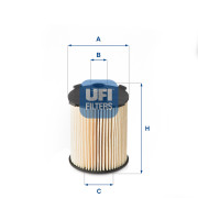 25.110.00 Olejový filter UFI