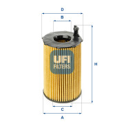 25.141.00 Olejový filter UFI