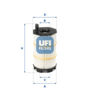 25.143.00 Olejový filter UFI