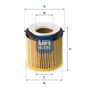 25.179.00 Olejový filter UFI