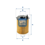 25.187.00 Olejový filter UFI