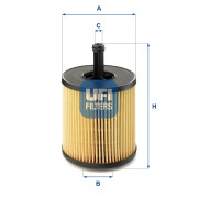 25.197.00 Olejový filter UFI