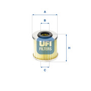 25.529.00 Hydraulický filter automatickej prevodovky UFI